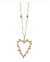 Collana Ishwara Donna POESIA in Argento Tanzanite GCPO6/TZ